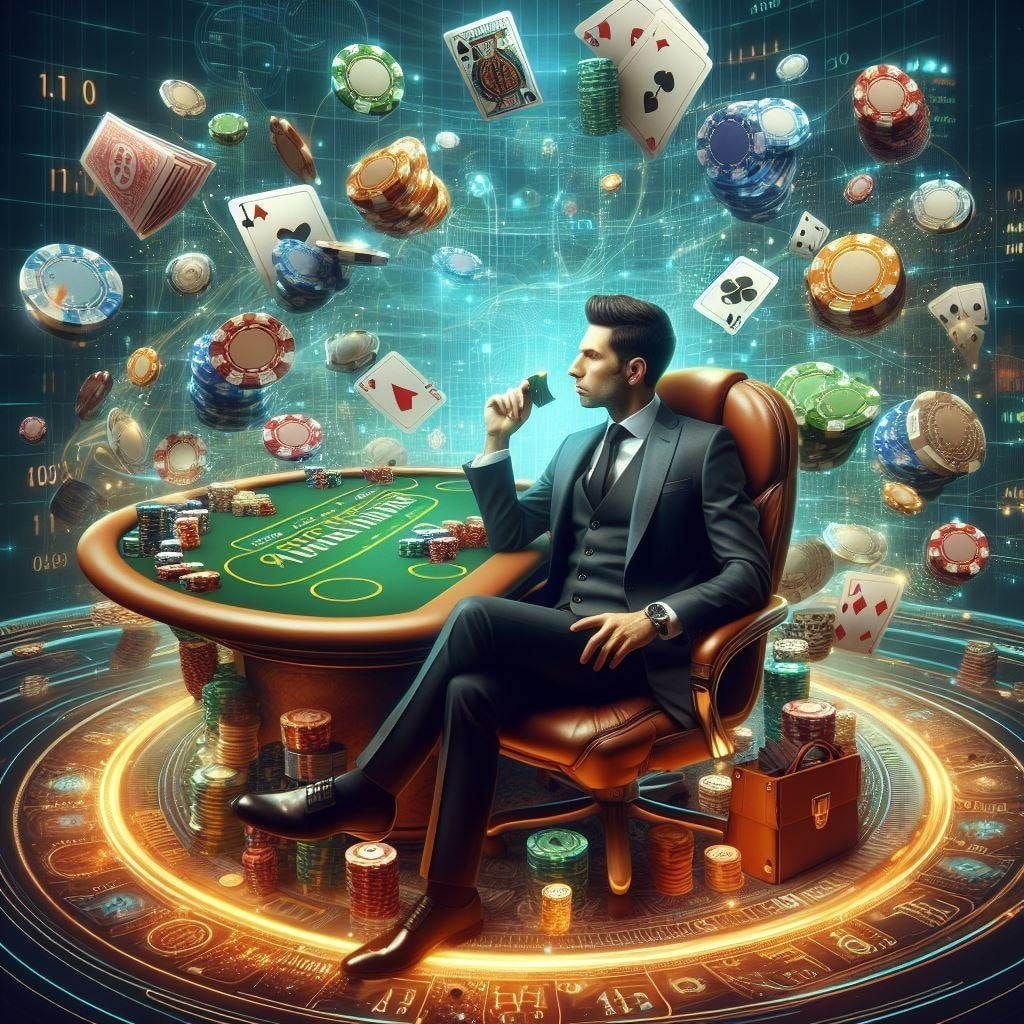 Baccarat Live Dealer Table ကတ်ဂိမ်းကစားနေသောပုံ